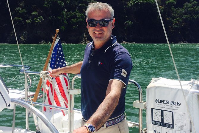 2-Hour Private Sailboat Charter in the San Francisco Bay - Sausalito and the Marin headlands views that change the mood