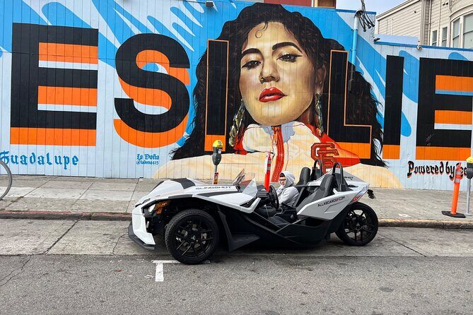 2 Hours fun in a Automatic Slingshot - Your route is the star: planning your own San Francisco loop