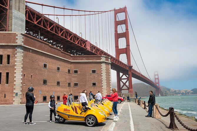 2HR Golden Gate Bridge and Lombard Loop GoCar Tour - Entering San Francisco the fast way: your GoCar loop starts at Beach St