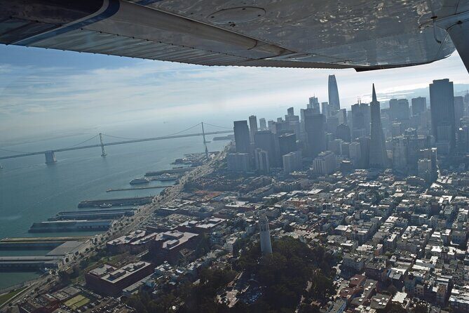 30-40 Minute Airplane San Francisco Bay Flight Tour - Golden Gate Bridge panoramas: the big “wow” moment