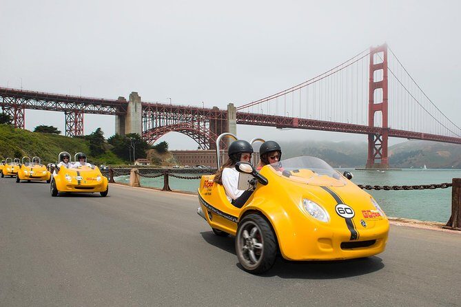 3HR Golden Gate Bridge and Golden Gate Park GoCar Tour - From Fisherman’s Wharf to the Presidio and Fort Point