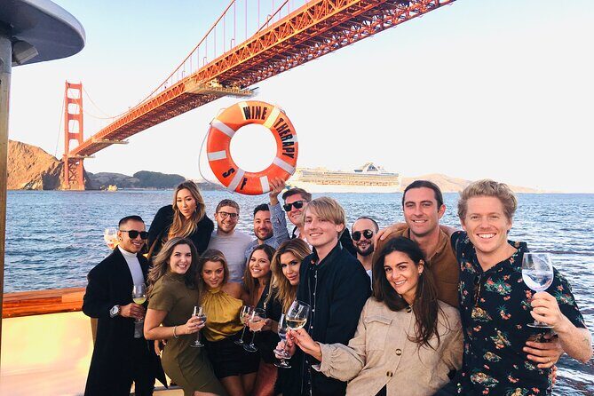 90 Minute Daytime Tour Aboard Wine Therapy - The original San Francisco waterfront and that clock-tower moment