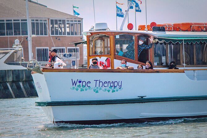 90-Minute Sunset Tour Aboard Wine Therapy - Getting on the boat at Pier 39 Dock I