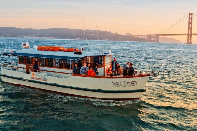 90-Minute Sunset Tour Aboard Wine Therapy - Small-ship comfort: heated cabin, restroom, and easy conversation