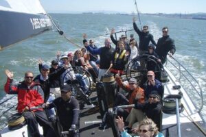America's Cup Day Sailing Adventure on San Francisco Bay - Pier 39 to the Golden Gate: How the Sail Plan Flows