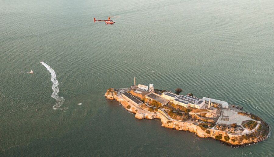 From Sausalito: San Francisco and Alcatraz Helicopter Tour - Crossing the Golden Gate Bridge From the Air
