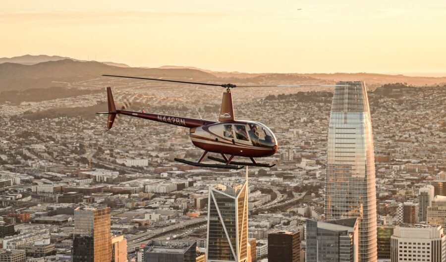 From Sausalito: San Francisco and Alcatraz Helicopter Tour - Crissy Field, Downtown, and Oracle Park (Where the Giants Play)