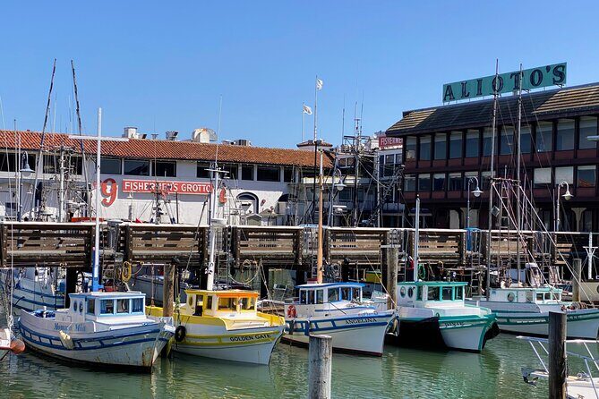 Golden Gate Bay Voyage on Historic Yellow Boat - A 360 view of Alcatraz from the water