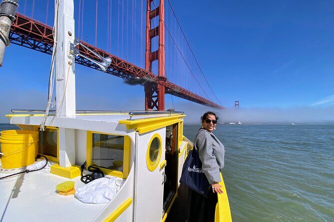Golden Gate Bay Voyage on Historic Yellow Boat - Fisherman’s Wharf: working harbor stories with Captain Sal
