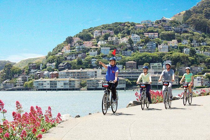 Golden Gate Bridge Guided Bicycle or E-Bike Tour from San Francisco to Sausalito - The downhill into Sausalito: time to explore, eat, and choose your return