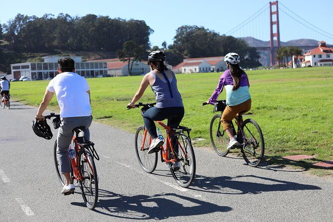Golden Gate Bridge to Sausalito Bike Rental - What you get for $21.73: the value is the included gear