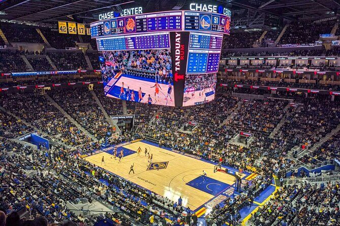 Golden State Warriors Basketball Game at Chase Center - Chase Center Warriors game day: modern arena energy