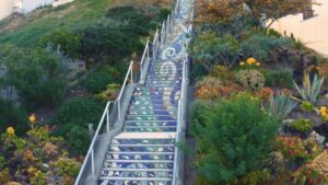 Hidden Stairways of San Francisco - The First Stair Climb: Mosaic Details Plus a Real Sense of Place