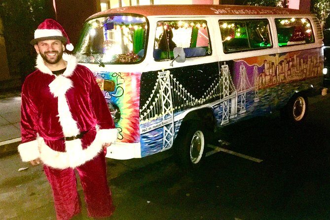 Holiday Lights Tour of San Francisco - The Love Bus and Sunshine Bus: a 70s ride that actually helps