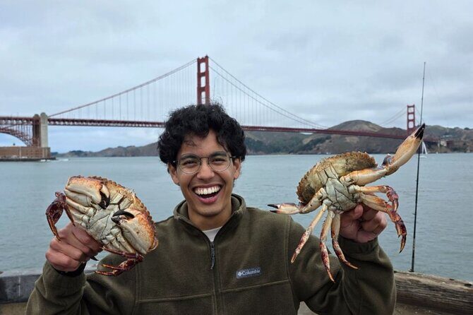 Learn to Catch and Cook Crab under Golden Gate Bridge SF - A Pier Lesson Under the Golden Gate Bridge