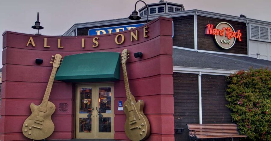 Meal at Hard Rock Cafe San Francisco at Pier 39 - What You Actually Get: Acoustic Two-Course vs Electric Three-Course