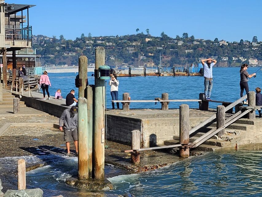 Muir Woods, Sausalito and Ferry back to Fisherman's Wharf - Golden Gate Bridge photo stop with a Bay + Downtown backdrop