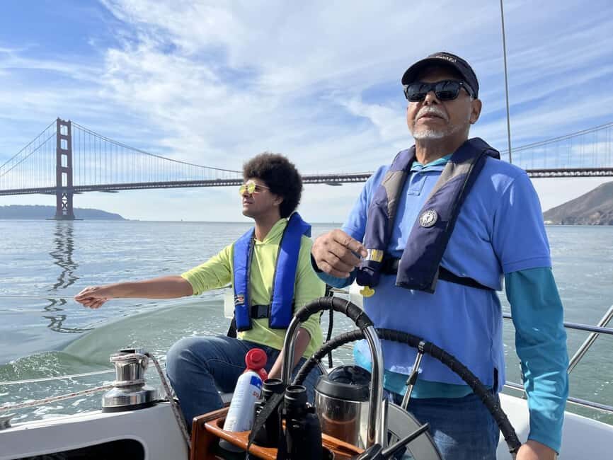 SAN FRANCISCO: (2hr) Interactive Sailing Experience - Taking the wheel: what “interactive” really means onboard