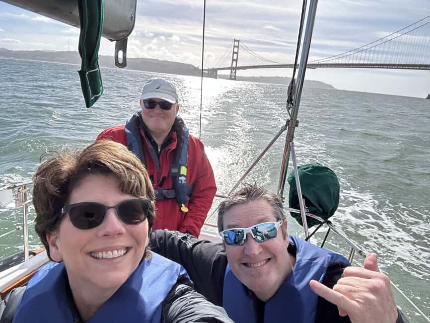 SAN FRANCISCO: (2hr) Interactive Sailing Experience - Golden Gate Bridge on the water: 20 minutes you’ll remember