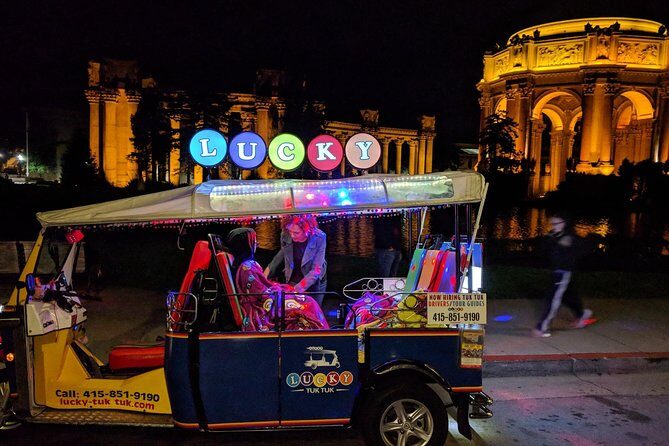 San Francisco Afternoon or Sunset Private Tour - Lucky Tuk Tuk - A Tuk Tuk at dusk: why this route works