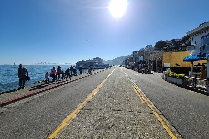 San Francisco Bay Cruise, Muir Woods and Sausalito Combo Tour - Sausalito: waterfront views, art shops, and seafood plans