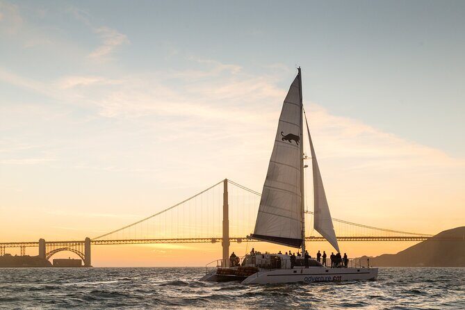 San Francisco City Lights Sail - The Route: Bay Bridge Lights, Salesforce Tower, Transamerica, Coit Tower, Ferry Building