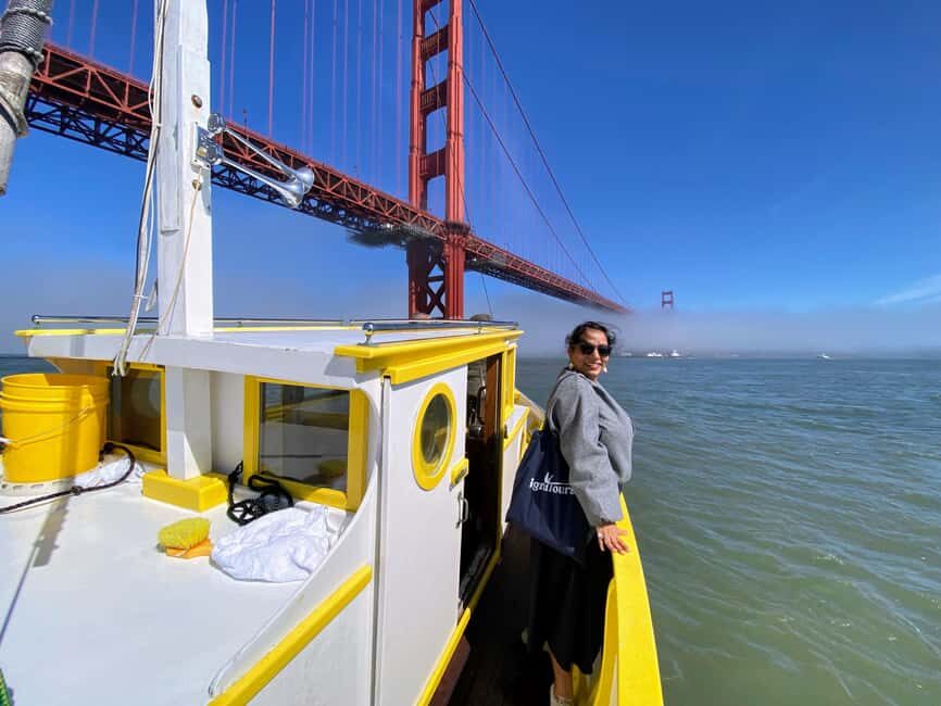 San Francisco: Golden Gate Bay Voyage on Historic Boat - Key things you’ll notice right away