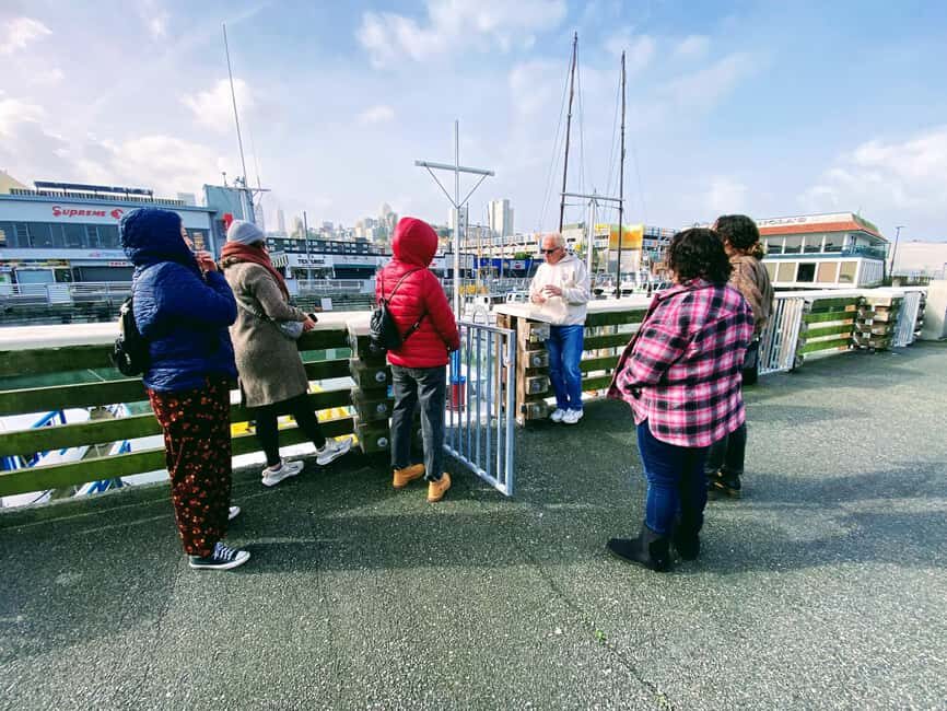 San Francisco: Golden Gate Bay Voyage on Historic Boat - Fort Mason’s red rooftops to Marina Green: Bay parks from the water