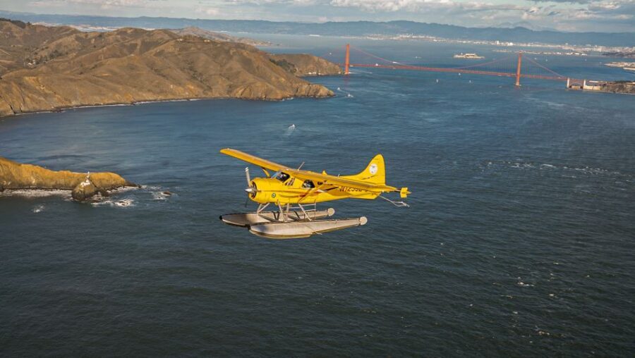 San Francisco: Greater Bay Area Seaplane Tour - Golden Gate Bridge again, plus Crissy Field angles