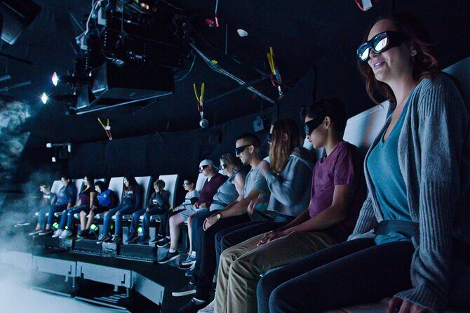 San Francisco: PIER 39 Flyer Theater & 7D Ride Combo - 7D Experience theater: a 4D ride plus laser blasting game