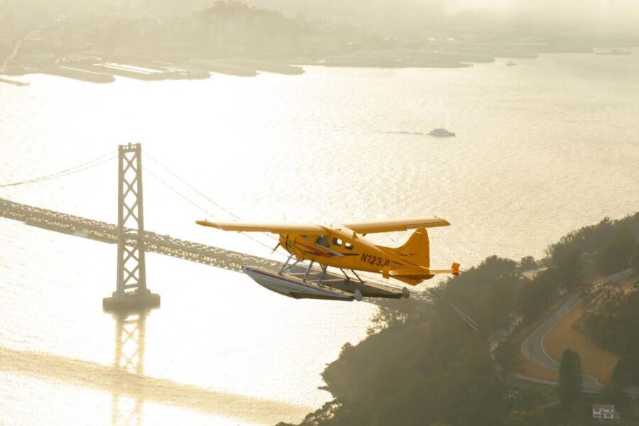 San Francisco: Seaplane Flight with Champagne - Bayland landmarks: Alcatraz, Fisherman’s Wharf, Pier 39, and Aquatic Park