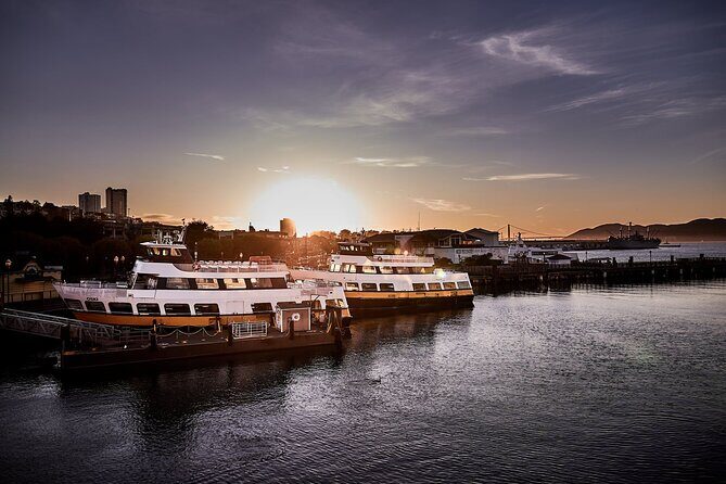 San Francisco Sunset Cruise - Getting on the boat near Blue and Gold Fleet (and why that matters)