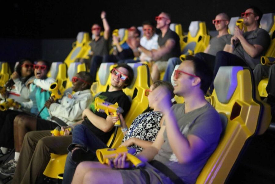 San Francisco: The Flyer & 7D Experience Combo - How the high-score battle works in the 7D theater