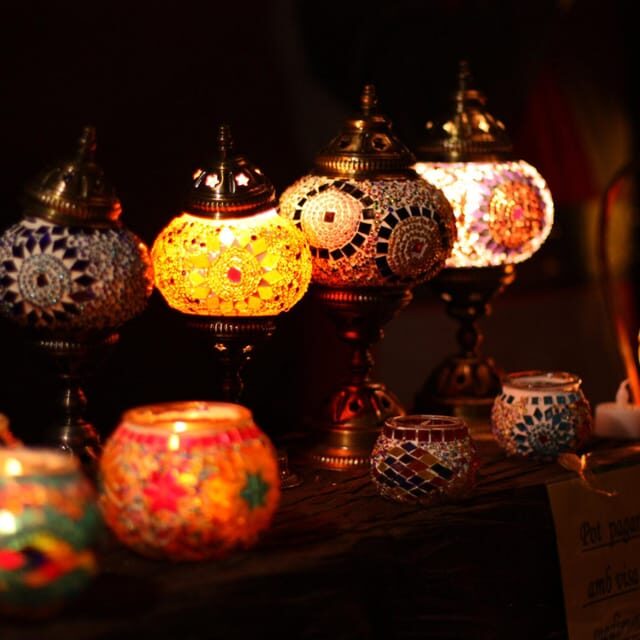 San Francisco: Turkish Mosaic Lamp Workshop - Beads and finishing details: where the design gets personal