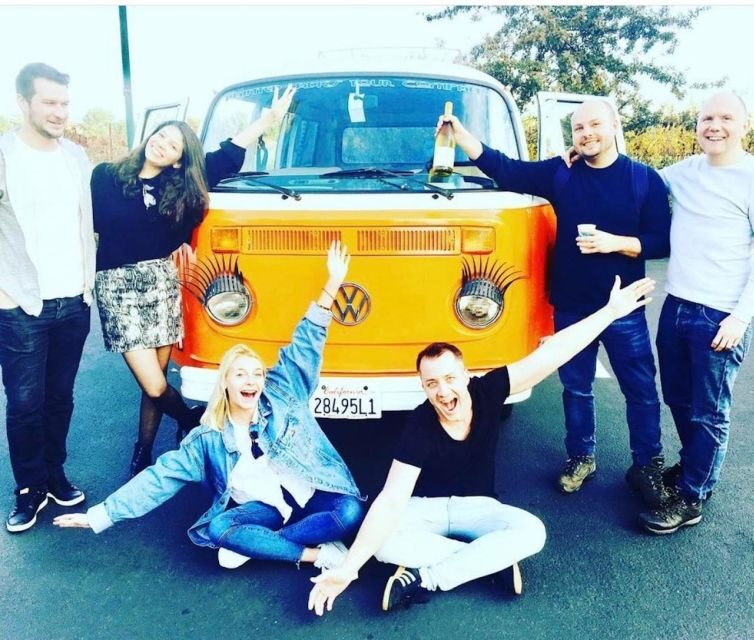 San Fransisco: Vintage VW Bus Wine Country Tour Small Group - Start at 9:00 a.m. from Fisherman’s Wharf, then straight to the Golden Gate