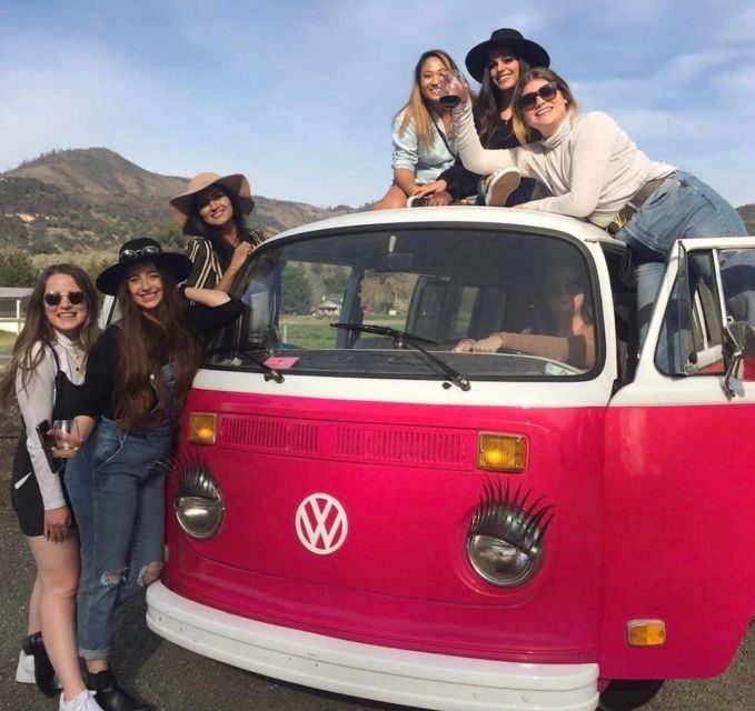 San Fransisco: Vintage VW Bus Wine Country Tour Small Group - Stop 5: your first winery tasting room hour