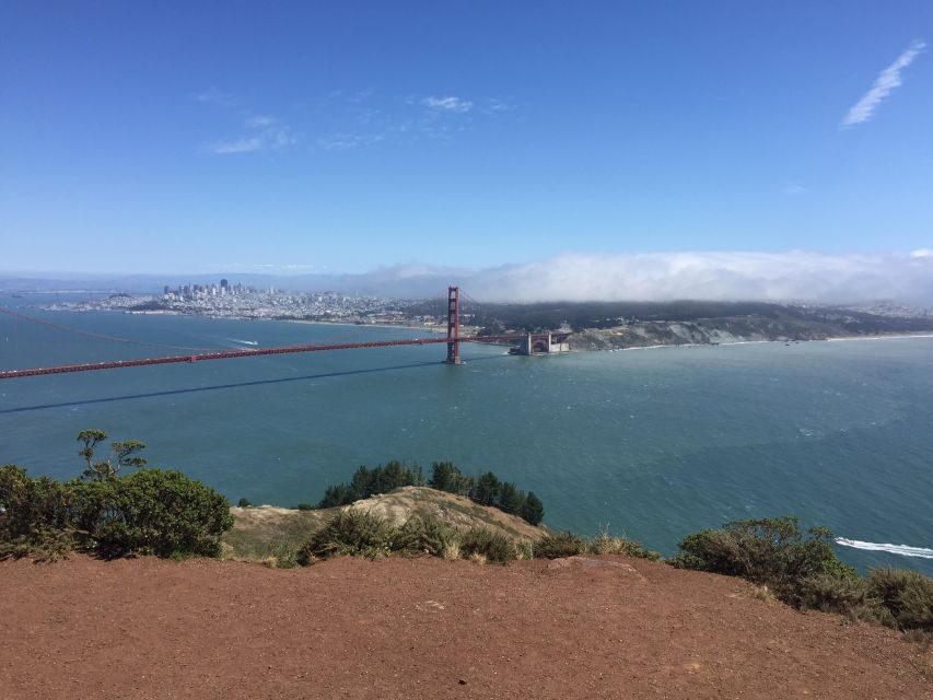 SF: Muir Woods, Sausalito, Golden Gate Bridge Private Tour - Golden Gate Bridge: the red icon from inside the day, not from a stop-and-go line
