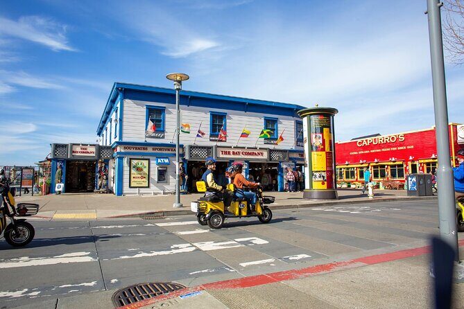 Wharf to Golden Gate Bridge - GoRide Electric Scooter Rentals - How the GPS and Audio Story Make the Time Feel Short